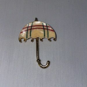 Estate jewelry umbrella brooch